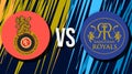 Royal Chellengers Banglore Vs Rajasthan Royals cricket match fixture design