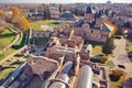 Royal Court - landmark attraction in Targoviste, Romania; picture taken from Chindia tower