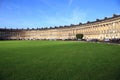 Royal crescent house in Bath in England