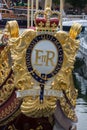The Royal Crest on the Royal Barge Gloriana