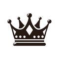 Royal crown emblem graphic design symbol Royalty Free Stock Photo