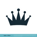 Royal Crown Icon Vector Logo Template Illustration Design. Vector EPS 10 Royalty Free Stock Photo