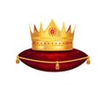 Royal Crown Pillow Composition