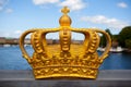 Royal crown in Stockholm.