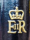 Royal cypher of the Queen in London (hdr)