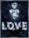 Royal Diamond love card