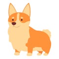 Royal dog icon cartoon vector. Puppy baby