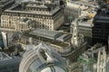 Royal Exchange aerial view, London