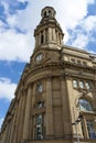 Royal Exchange building in the city center of Manchester, UK Royalty Free Stock Photo