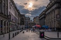 The Royal Exchange Square in Glasgow Royalty Free Stock Photo