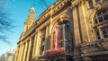 Royal Exchange Theatre in Manchester - MANCHESTER, ENGLAND - JANUARY 1, 2019 Royalty Free Stock Photo