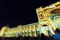 Royal Exhibition Buildings during White Night Royalty Free Stock Photo