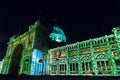 Royal Exhibition Buildings during White Night Royalty Free Stock Photo