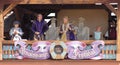 A Royal Family at the Arizona Renaissance Festival Royalty Free Stock Photo