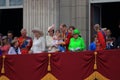 Royal Family attending The Trooping of The Colour, 2017.