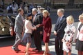 ROYAL FAMILY GREETS BY PRIME MINISTER OF DENMARK