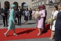 ROYAL FAMILY GREETS BY PRIME MINISTER OF DENMARK