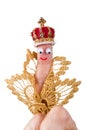 Royal finger puppet
