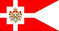 Royal flag standard of the queen Margerethe II, Denmark