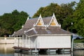 Royal Floating House at Bang Pa In, Thailand Royalty Free Stock Photo
