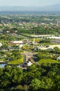 Royal flora chiang mai from above