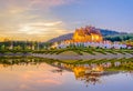 Royal Flora temple (ratchaphreuk)in Chiang Mai,Thailand Royalty Free Stock Photo