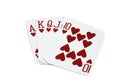 Royal Flush Hearts