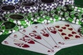 Royal flush Royalty Free Stock Photo