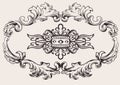 Royal Frame Decoration Vector