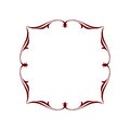 Royal frame.Vector illustration.Brown white. Royalty Free Stock Photo