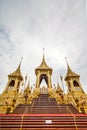 The royal funeral pyre King Rama the 9th of Thailand.