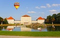 The royal garden at the Nymphenburg Palace Royalty Free Stock Photo