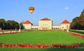 The royal garden at the Nymphenburg Palace Royalty Free Stock Photo