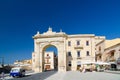 Royal Gate - Arch of Porta Reale. Noto, Sicily, Italy. Royalty Free Stock Photo