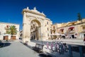 Royal Gate - Arch of Porta Reale. Noto, Sicily, Italy. Royalty Free Stock Photo