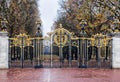 Royal gate of Buckingham Palace in London, United KIngdom Royalty Free Stock Photo