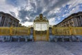 Royal Gates of Versailles Palace Royalty Free Stock Photo