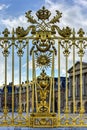 Royal Gates of Versailles Palace Royalty Free Stock Photo