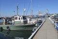 Boats moored on Geelong waterfront Melbourne Victoria Australia