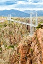 Royal George Suspension Bridge, Colorado, USA Royalty Free Stock Photo