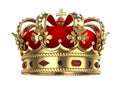 Royal Gold Crown Royalty Free Stock Photo