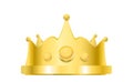 Royal golden crown vetor Royalty Free Stock Photo