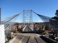 Royal Gorge Bridge above the  Arkansas River in Canon City, Colorado, USA Royalty Free Stock Photo