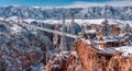 The Royal Gorge Bridge in Canon City, Colorado Royalty Free Stock Photo