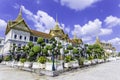 Royal grand palace temple emerald architecture at Thailand Royalty Free Stock Photo