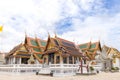 The Royal Grand Palace and Temple of the Emerald Buddha Bangkok, Thailand - June 18,2020 : The Phra Maha Montien Group of Building