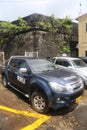 Royal Grenada Police Force car at St. George`s.