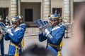 Royal guard band outside the Royal Palace Stockholm