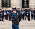 Royal guard at Koninginnedag 2013