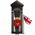 Royal Guard of London - Queen`s Guard Soldier Royalty Free Stock Photo